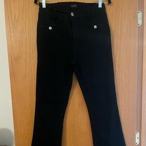 Curve Appeal  Women's Black Boot Cut Jeans. Size 8. Like New!
